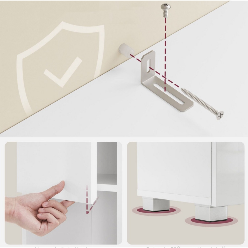 Шкафчик KATY белый