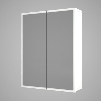 Шкафчик для ванной комнаты с зеркалом KAYLA 78x60 см белый