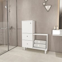 Шкафчик для ванной комнаты PAMIR 84,2x67,4 см белый