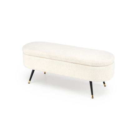 Скамья с местом для хранения AVEIRO 46x120 см белый