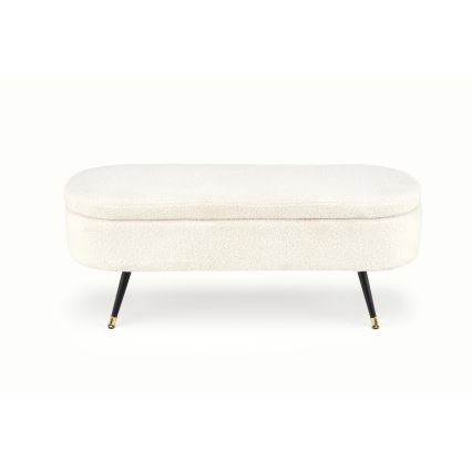 Скамья с местом для хранения AVEIRO 46x120 см белый