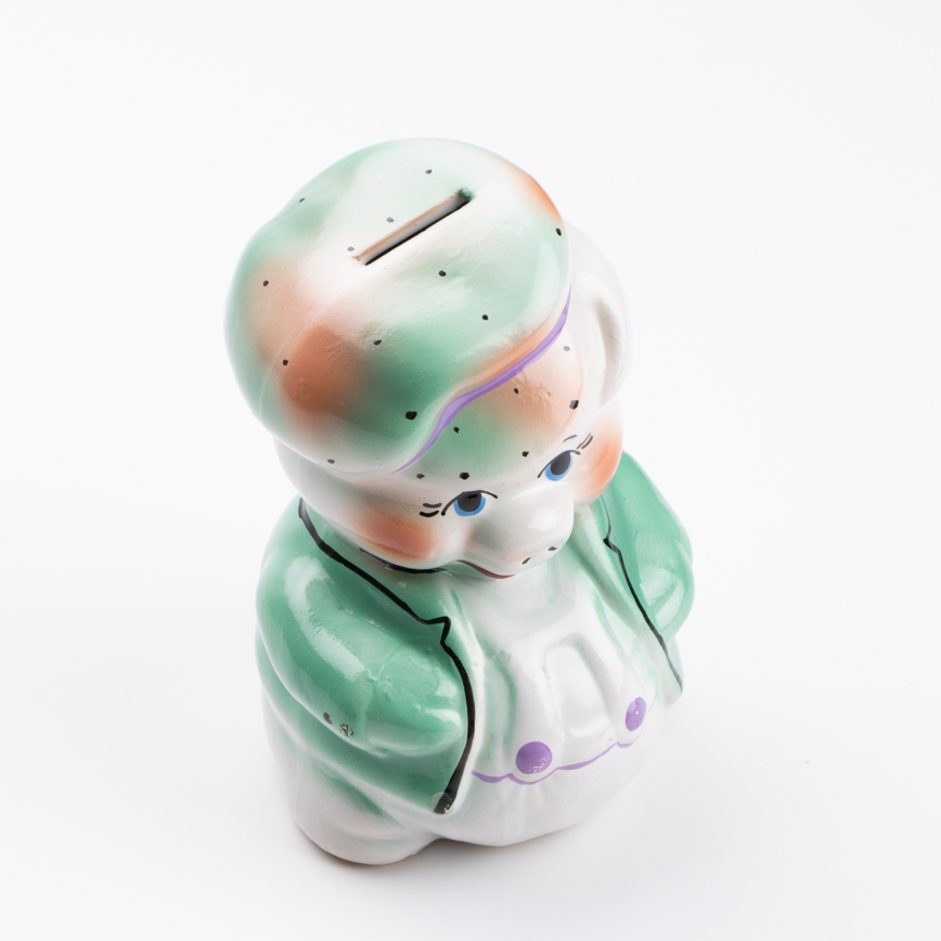 Скарбничка у вигляді поросятка бірюзовий