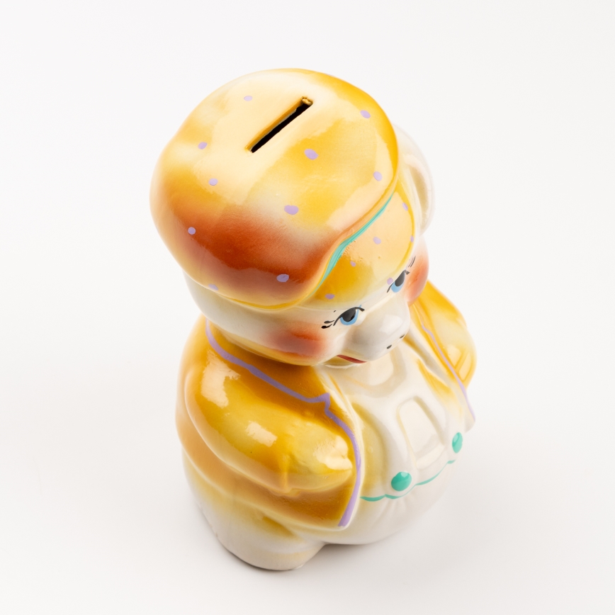 Скарбничка у вигляді поросятка помаранчевий