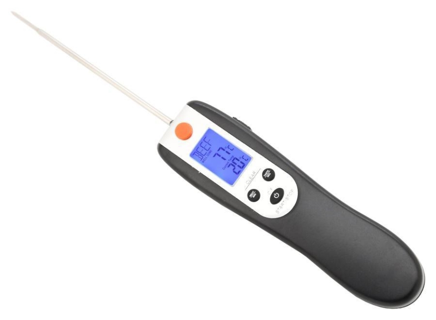 Складной цифровой термометр для мяса 0-300°C 2xAAA