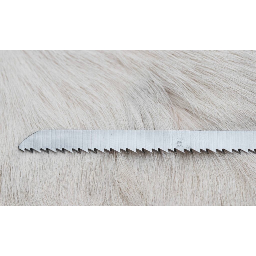 Складной охотничий нож из дамасской стали с мини-пилой 12 см оленьи рога