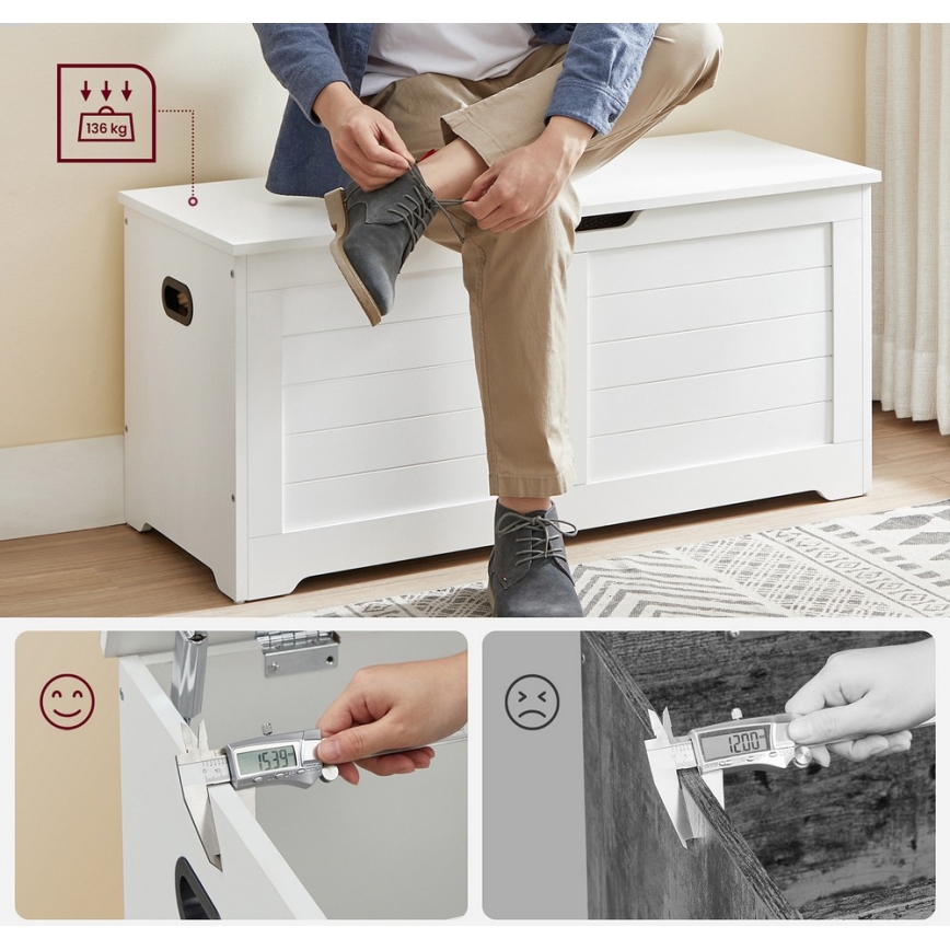 Скриня TOVIAN біла