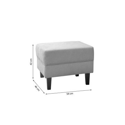 Табурет GALA 42x54 см темно-коричневий