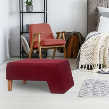 Табурет KATE 40x84 см красный