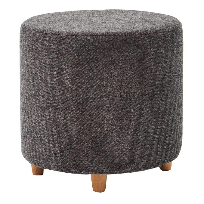 Табурет KIMA діаметром 40 см, антрацит