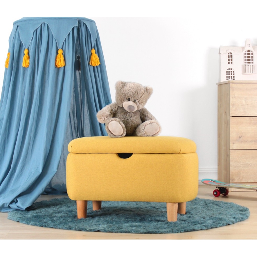 Табурет PIXI 37x61 см, жовтий