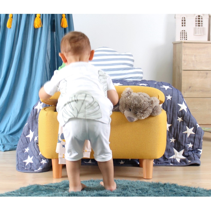 Табурет PIXI 37x61 см, жовтий