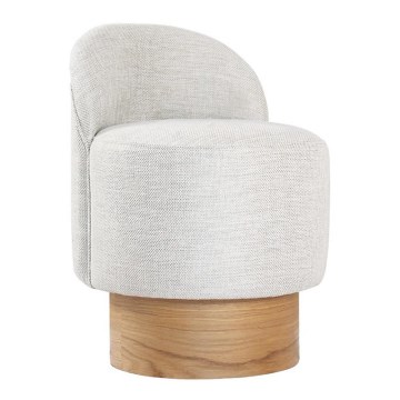 Табурет RIKI 40x47 см світло-сірий