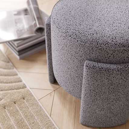 Табурет ROCKET, диаметр 39 см, серый