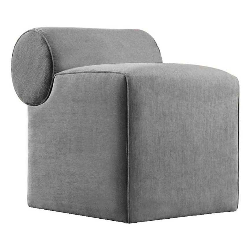 Табурет TIKI 47x45 см сірий