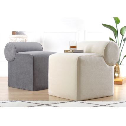 Табурет TIKI 47x45 см сірий