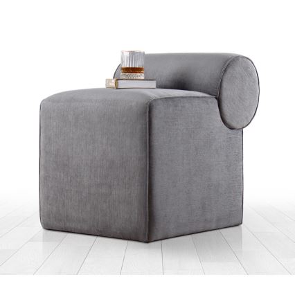 Табурет TIKI 47x45 см сірий