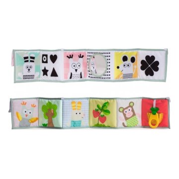 Taf Toys - Детская текстильная книга 3в1 животные