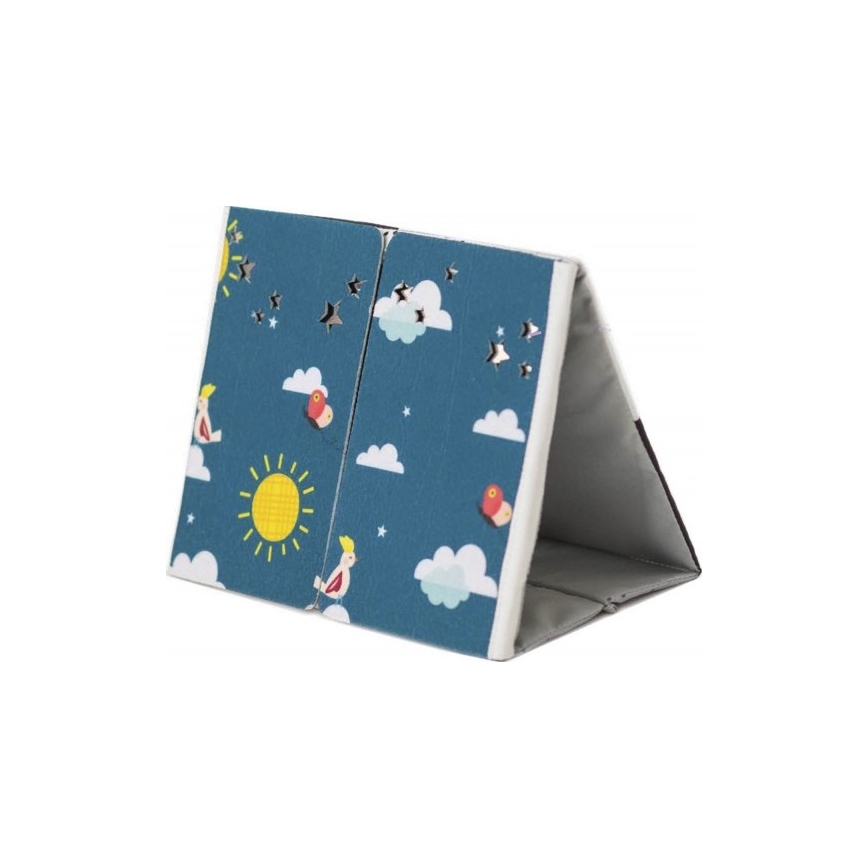 Taf Toys - Детская текстильная книга с зеркальцем черный