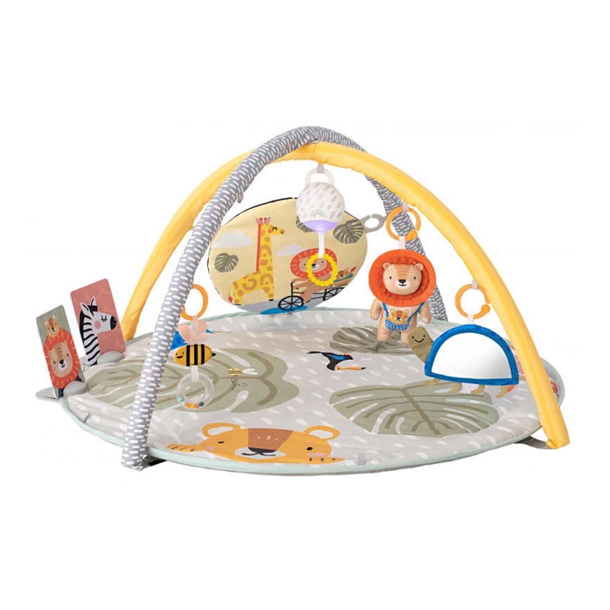 Taf Toys - Детский игровой коврик с трапецией саванна 2xAAA