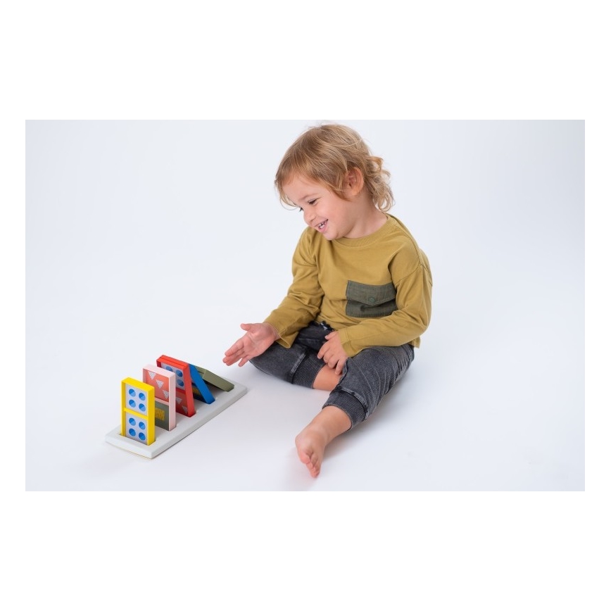 Taf Toys - Детское домино 4в1 животные