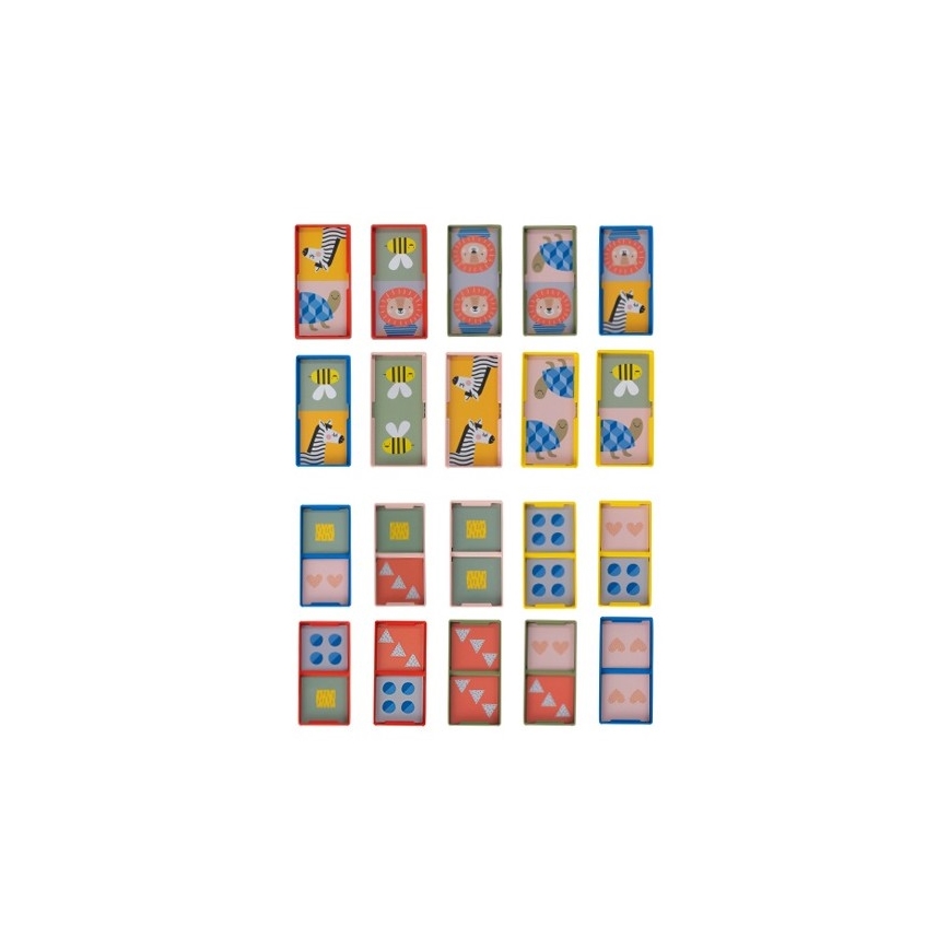 Taf Toys - Детское домино 4в1 животные