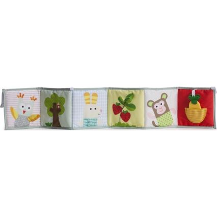 Taf Toys - Дитяча текстильна книга 3в1 тварини