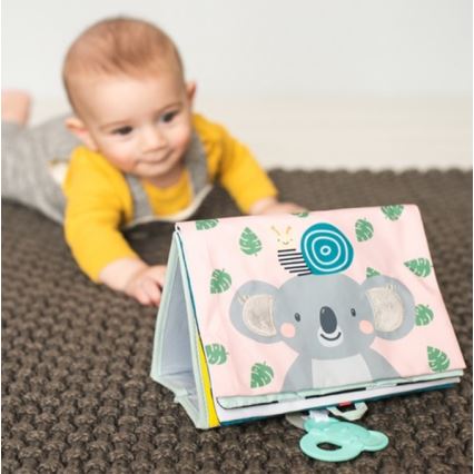 Taf Toys - Дитяча текстильна книга з дзеркальцем коала