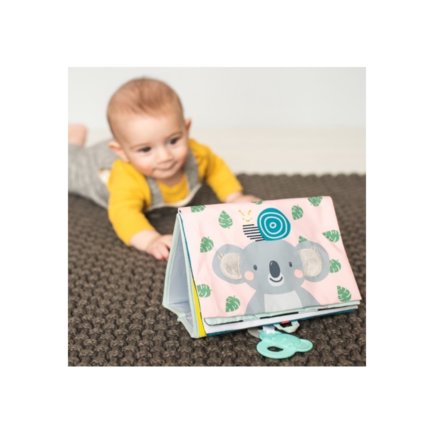 Taf Toys - Дитяча текстильна книга з дзеркальцем коала