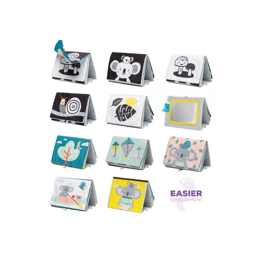 Taf Toys - Дитяча текстильна книга з дзеркальцем коала