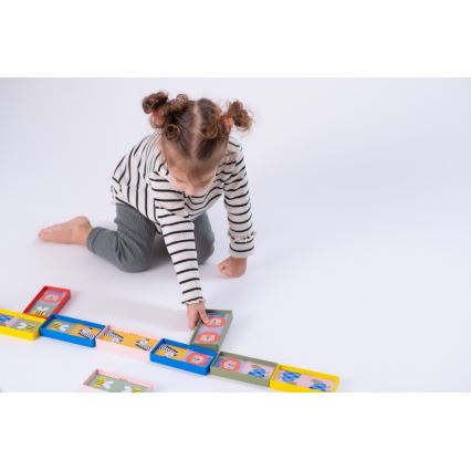 Taf Toys - Дитяче доміно 4в1 тварини