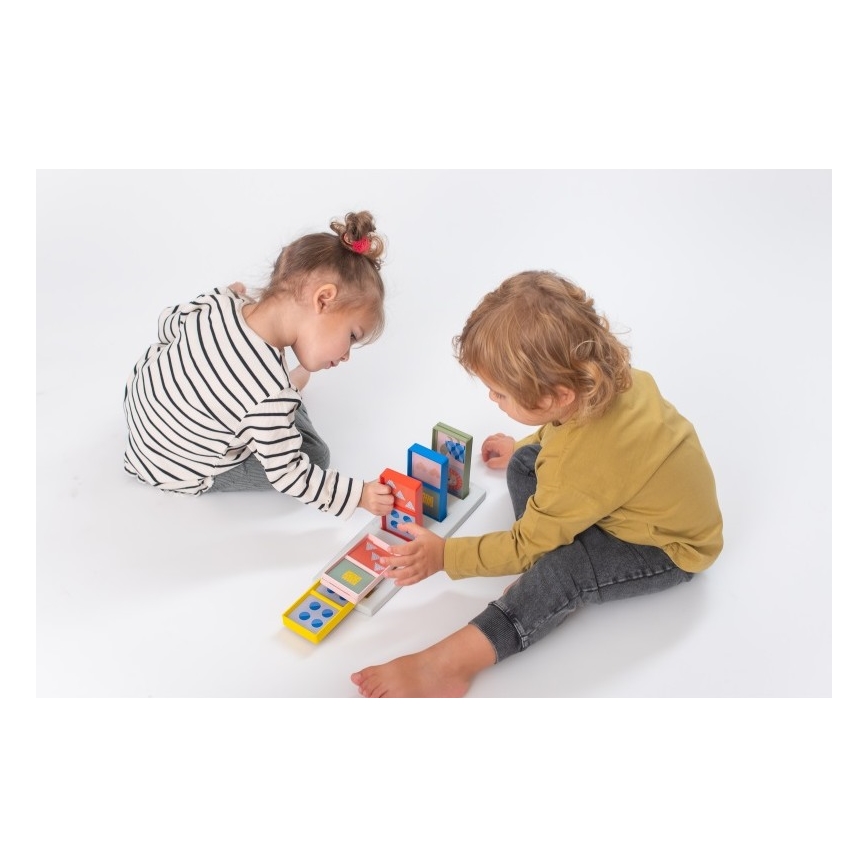 Taf Toys - Дитяче доміно 4в1 тварини