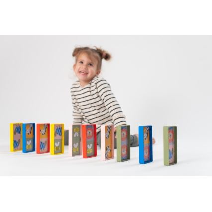 Taf Toys - Дитяче доміно 4в1 тварини