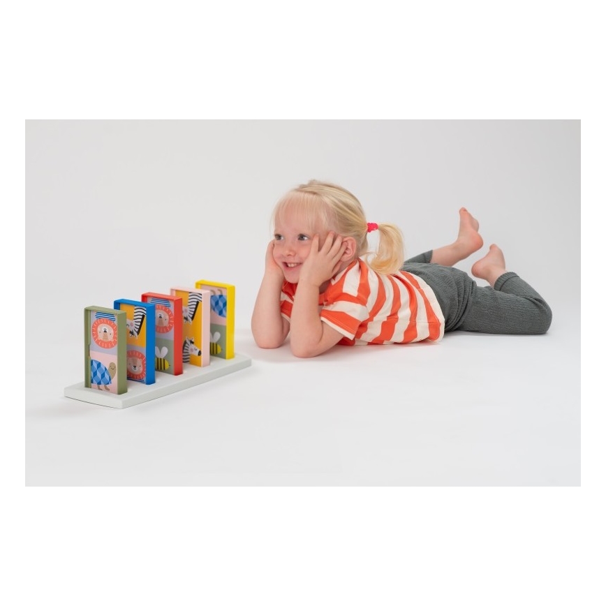 Taf Toys - Дитяче доміно 4в1 тварини