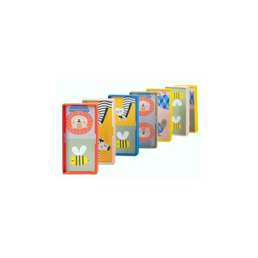 Taf Toys - Дитяче доміно 4в1 тварини