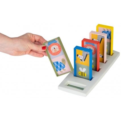 Taf Toys - Дитяче доміно 4в1 тварини