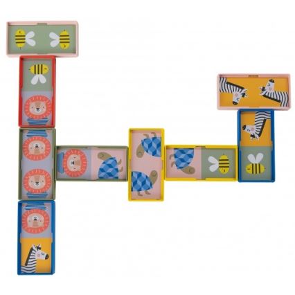 Taf Toys - Дитяче доміно 4в1 тварини