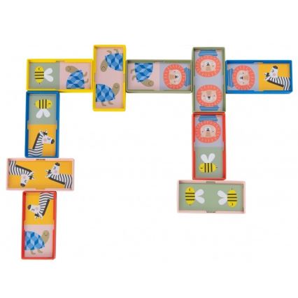 Taf Toys - Дитяче доміно 4в1 тварини