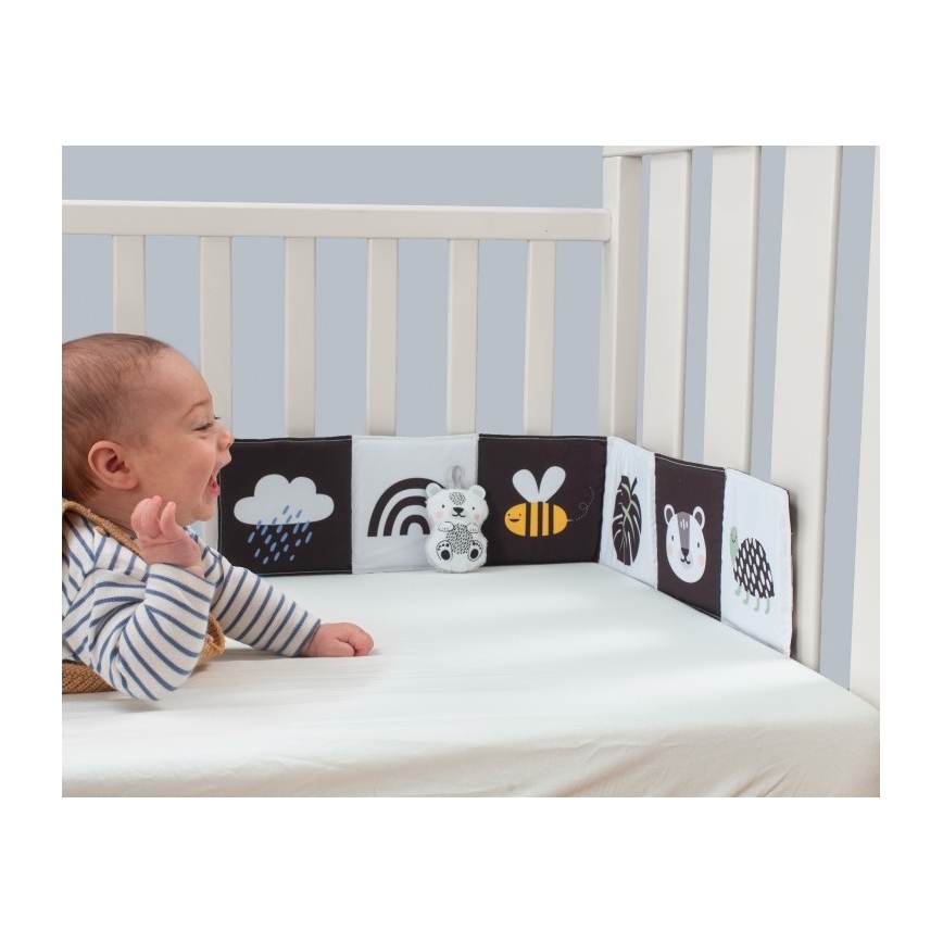 Taf Toys - Дитяча текстильна книга 3в1 савана