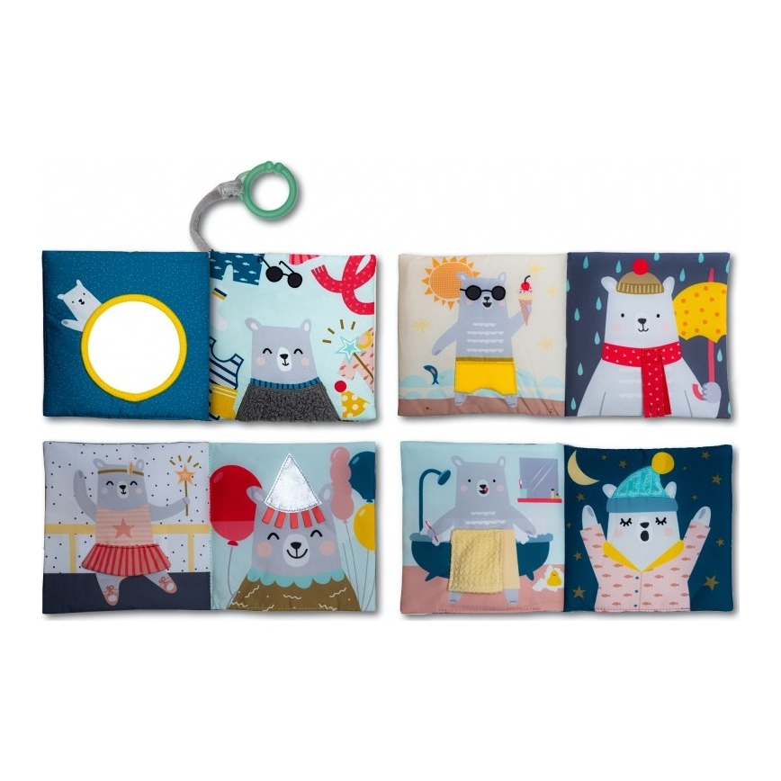 Taf Toys - Дитяча текстильна книга ведмідь