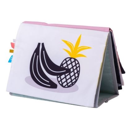 Taf Toys - Дитяча текстильна книга з дзеркальцем савана