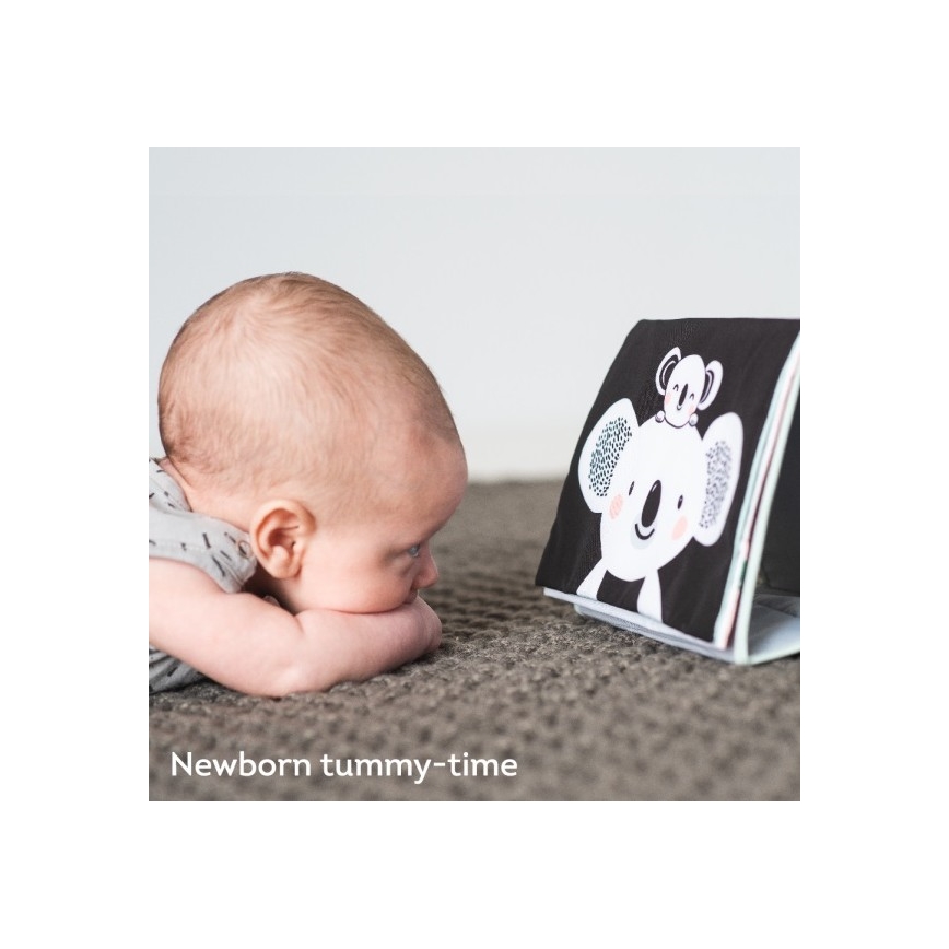 Taf Toys - Дитяча текстильна книга з дзеркальцем коала