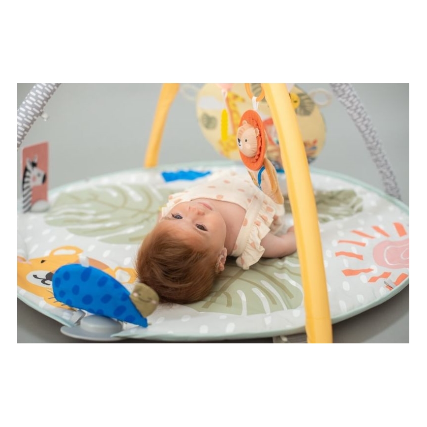 Taf Toys - Дитячий ігровий килимок з трапецією савана 2xAAA