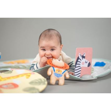Taf Toys - Дитячий ігровий килимок з трапецією савана 2xAAA