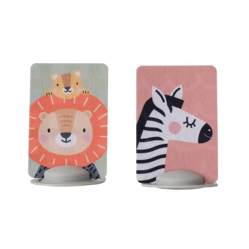 Taf Toys - Дитячий ігровий килимок з трапецією савана 2xAAA