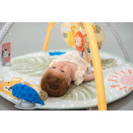 Taf Toys - Дитячий ігровий килимок з трапецією савана 2xAAA