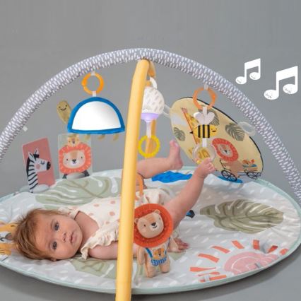 Taf Toys - Дитячий ігровий килимок з трапецією савана 2xAAA