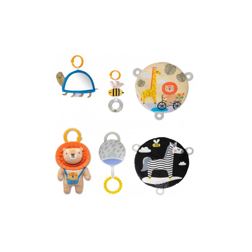 Taf Toys - Дитячий ігровий килимок з трапецією савана 2xAAA