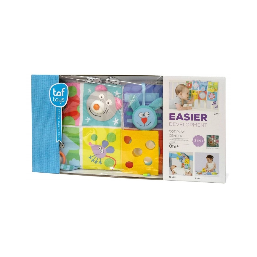 Taf Toys - Підвісна іграшка-приставка для дитячого ліжечка Тварини 2xAA