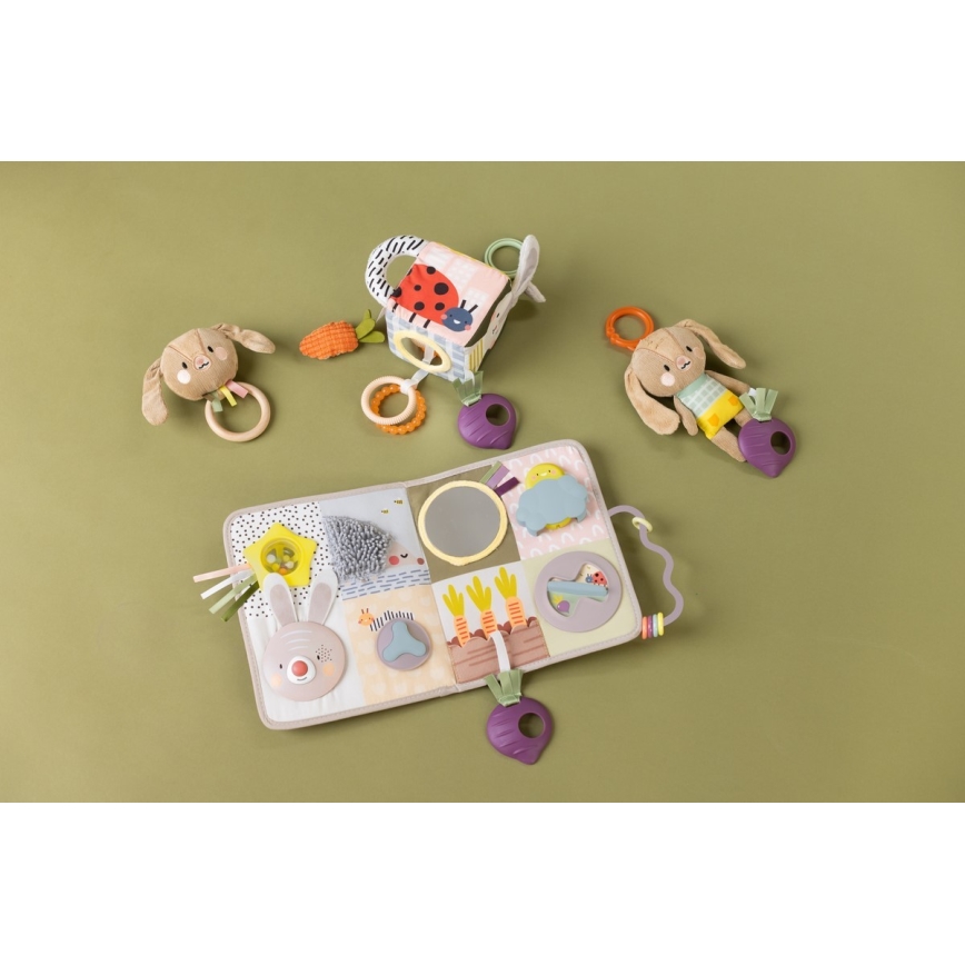 Taf Toys - Підвісна іграшка-приставка для дитячого ліжечка з мелодією Садочок 3xAAA