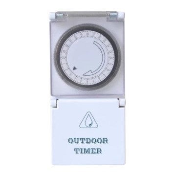 Таймер добовий механічний вуличний 16A/230V IP44